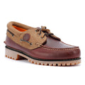 Timberland Authentic Leather Burgundy Boat Shoes