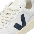 Veja V-90 Leather Women's White/Navy Trainers