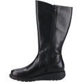 Hush Puppies Luna Leather Women's Black Boots