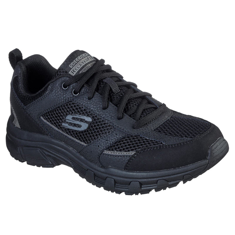 Skechers Oak Canyon Verketta Leather Men's Black Trainers