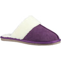 Hush Puppies Arianna Suede Women's Purple Slippers