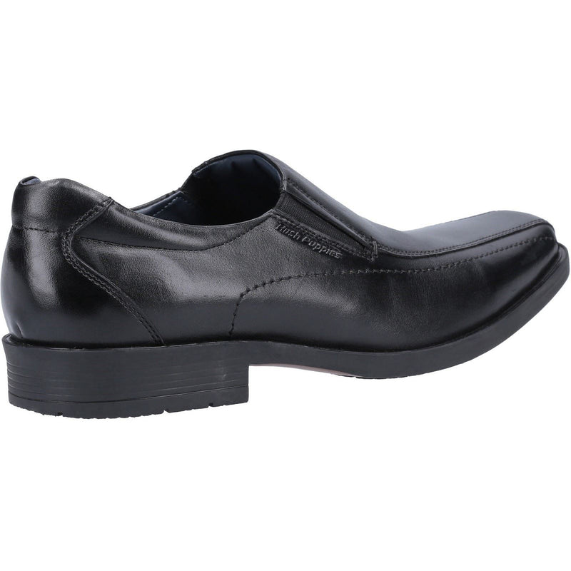 Hush Puppies Brody Leather Men's Black Slip-On Shoes