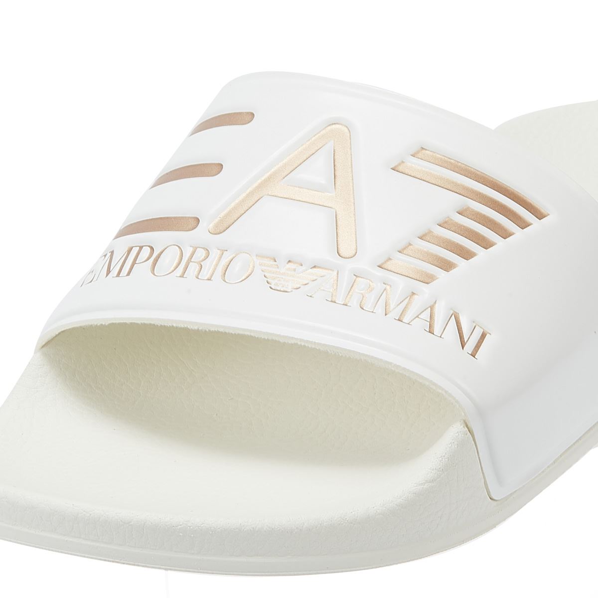 White ea7 clearance sliders