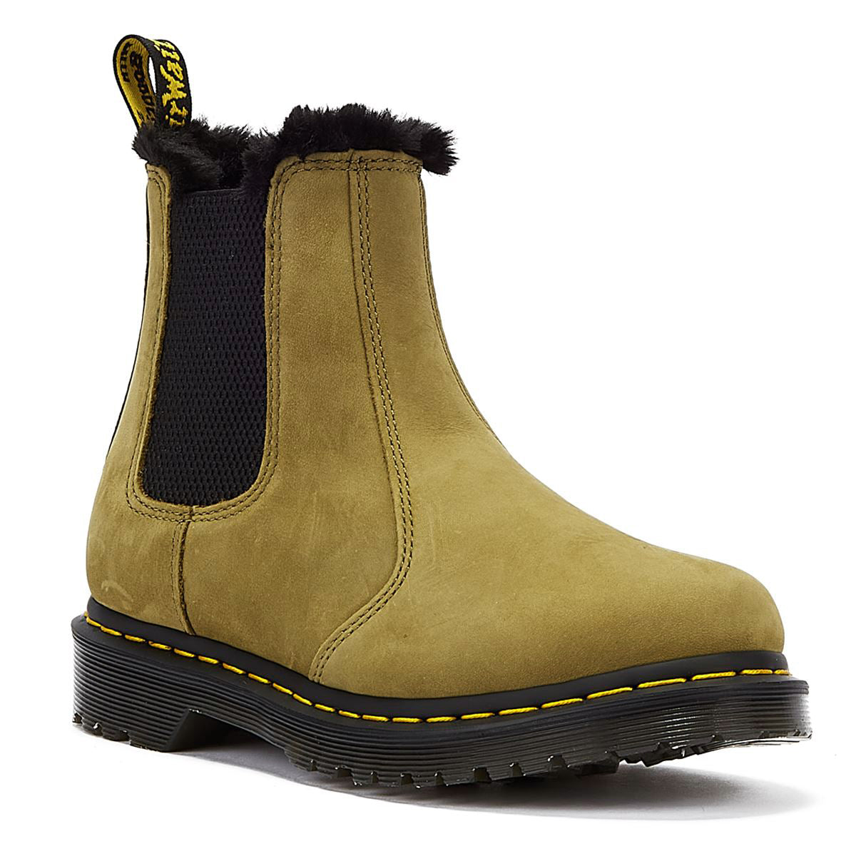 Womens dr marten boots cheap with fur