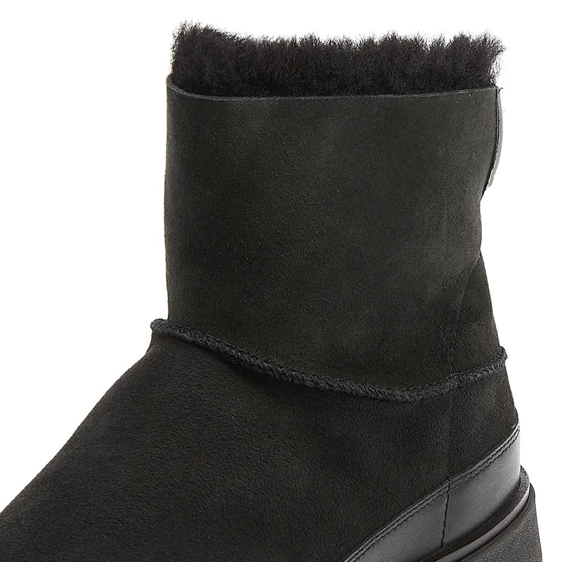 FitFlop Shearling Women s Black Boots Tower London