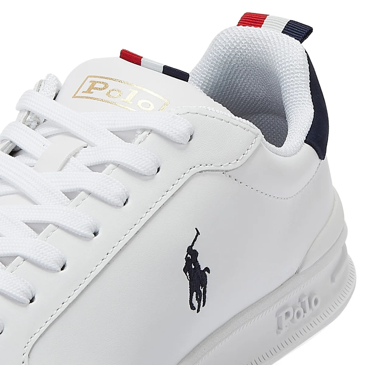 Ralph Lauren Hrt Ct II Sneakers Low White Trainers Tower London