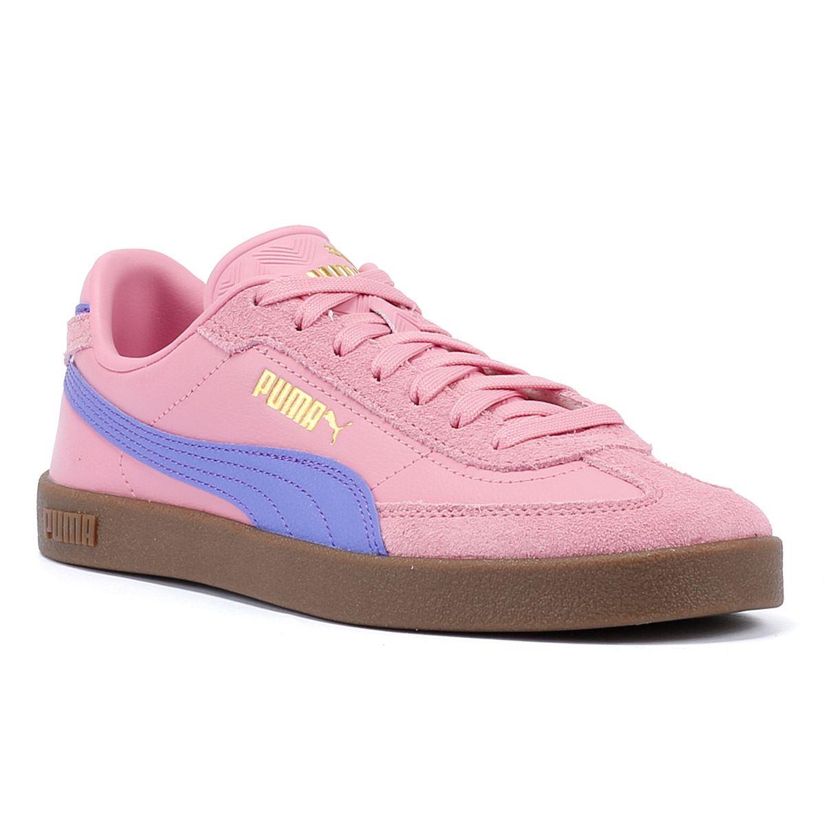 Pink puma trainers with bow on sale