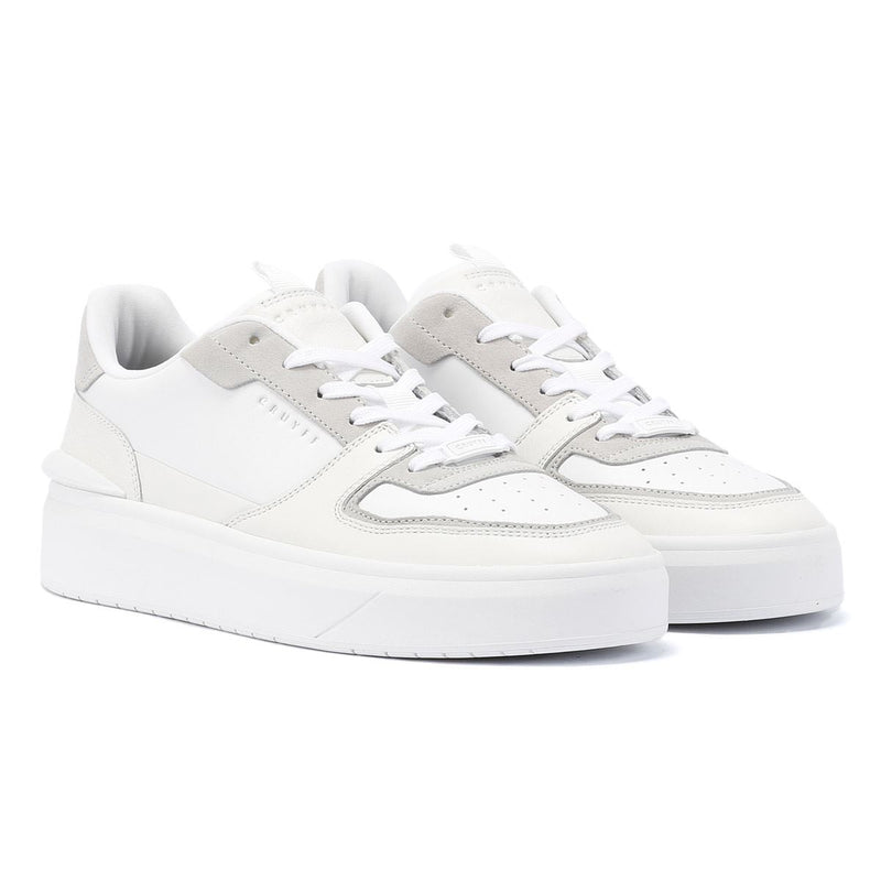 Cruyff Surefire Tennis Leather Men's White/Grey Trainers