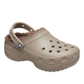 Crocs Classic Platform Lined Thermoplastic Women's Mushroom Clogs