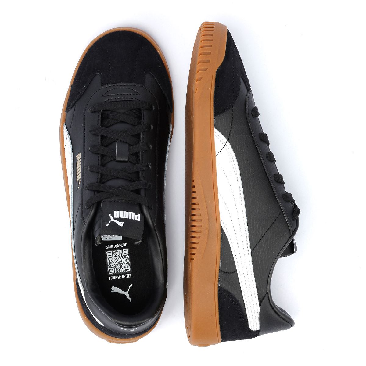 Black and brown puma shoes best sale