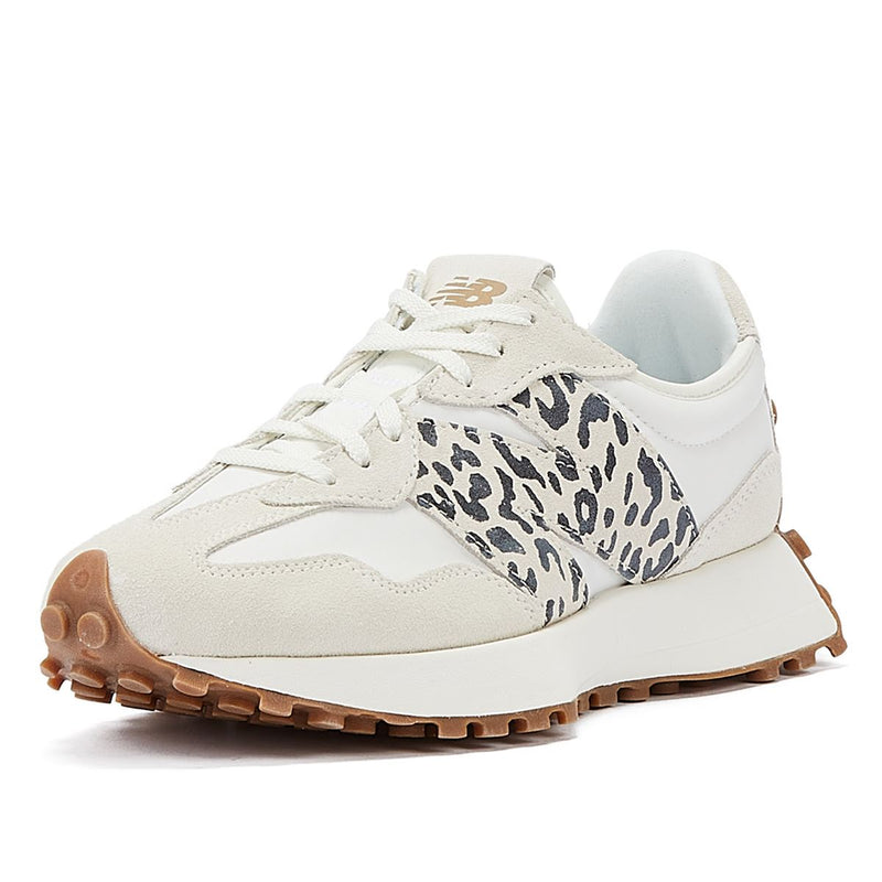 New Balance 327 Animal Print Sea Salt Women's White Trainer