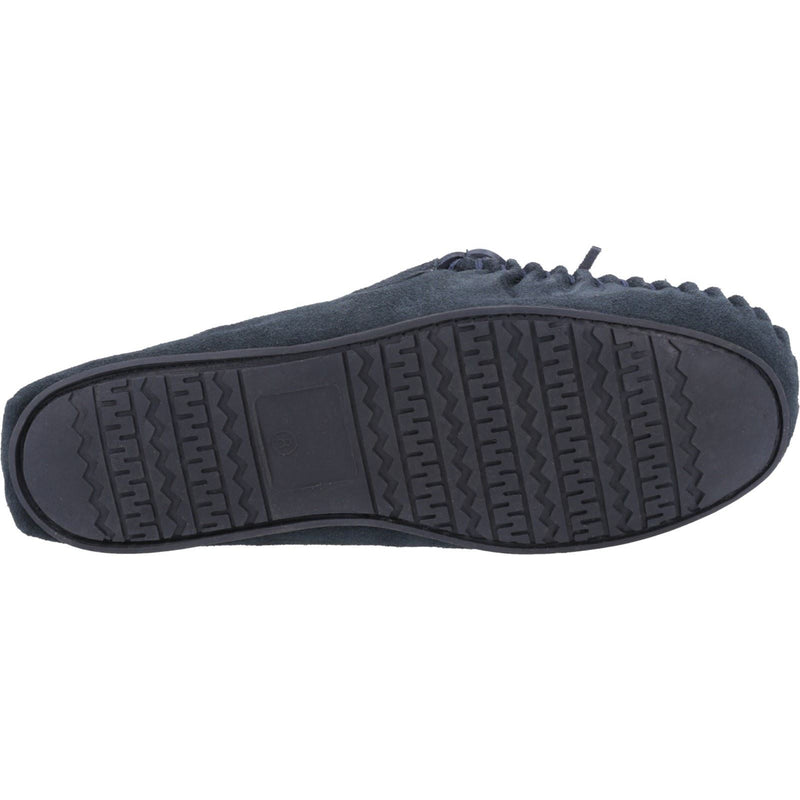 Hush Puppies Clyde Suede Men's Navy Slippers