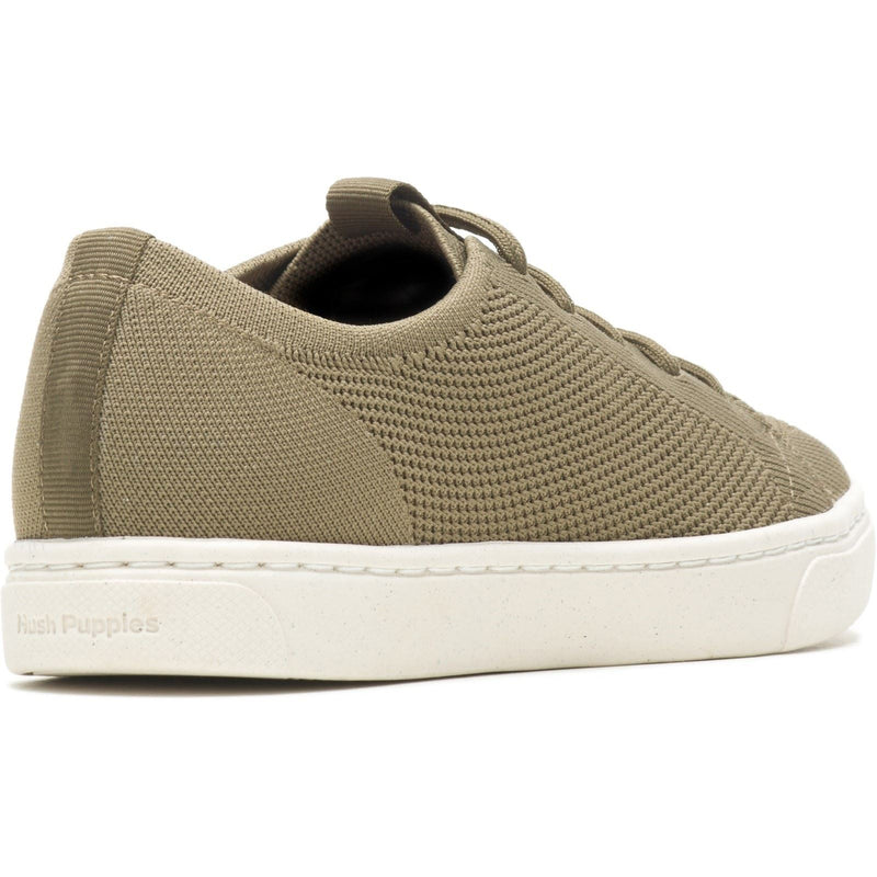 Hush Puppies Good Textile Men's Olive Trainers