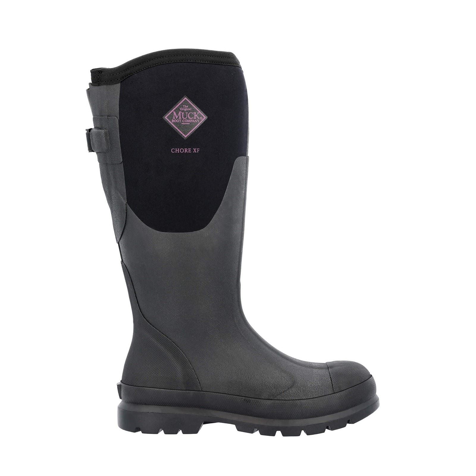 Muck Boots Chore XF Rubber Black Wellington Boots Tower London