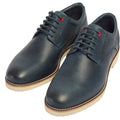 Pod Hampton Leather Men's Navy Lace-Up Shoes