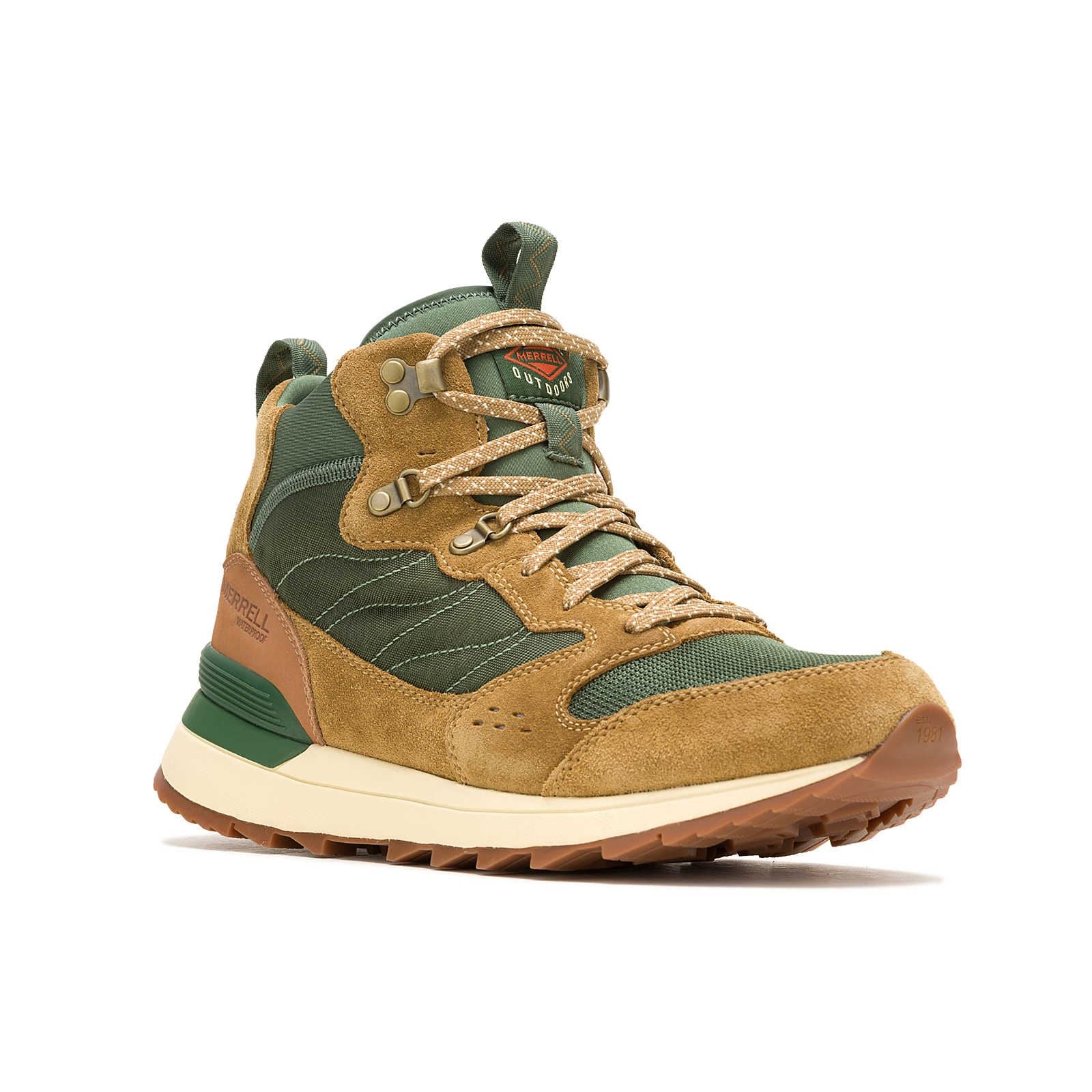 Merrell Alpine 83 Recraft Mid Suede Men's Green Trainers