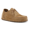 Birkenstock Utti Suede Men's Taupe Lace-Up Shoes