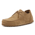 Birkenstock Utti Suede Men's Taupe Lace-Up Shoes