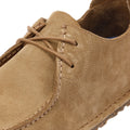 Birkenstock Utti Suede Men's Taupe Lace-Up Shoes