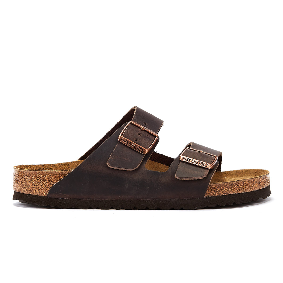 Birkenstock Arizona Birko-Flor Mens Brown Regular Sandals – Tower ...