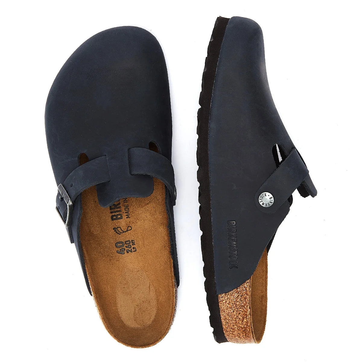 Birkenstock boston store oiled leather black