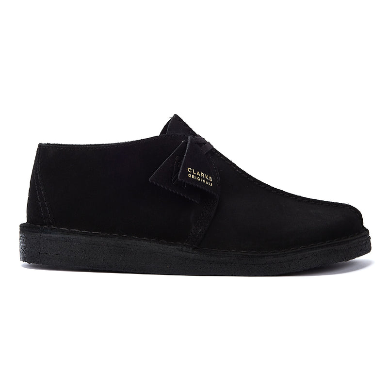 Clarks Originals Desert Trek Suede Mens Black Shoes