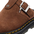 Dr. Martens Zebzag Warmlined Suede Brown Mule