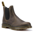 Dr. Martens Winterised 2976 WL Grizzly Leather Olive Boots