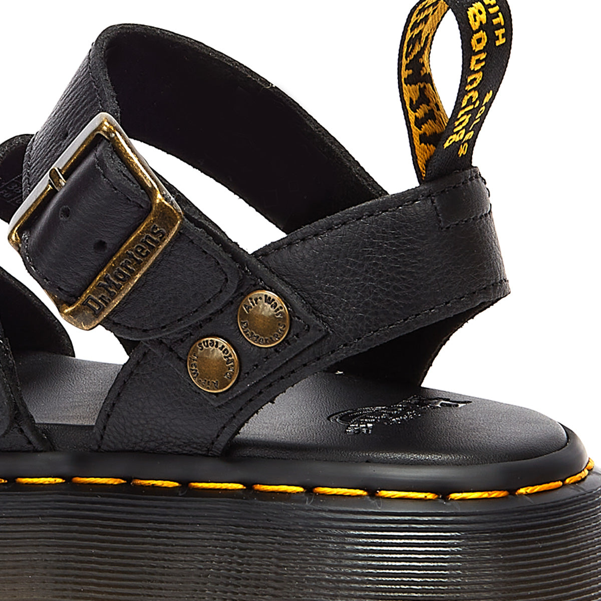Dr. Martens Gryphon Quad Pisa Womens Black Sandals – Tower-London.com