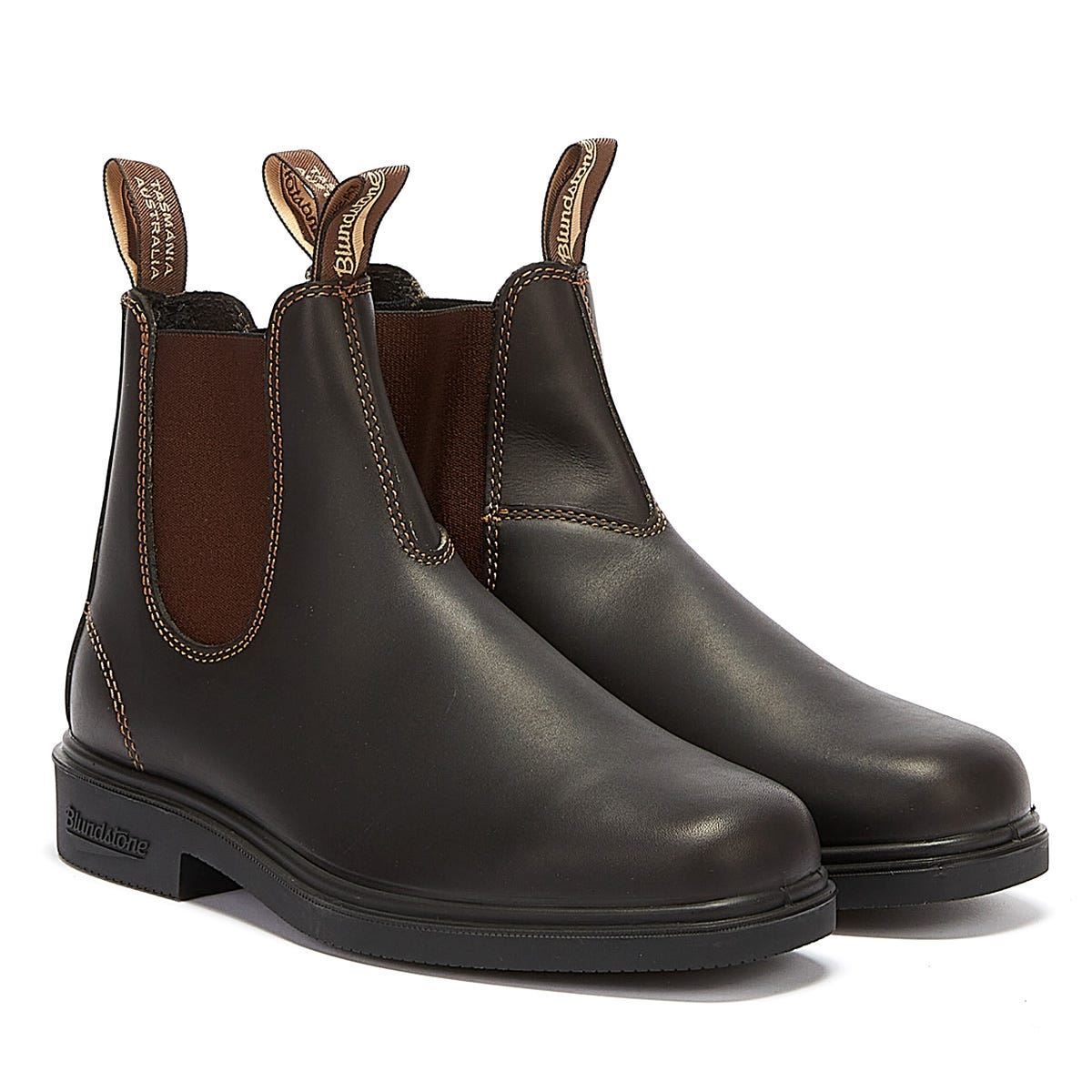 Blundstone Chelsea Dress Stout Brown Boots Tower London