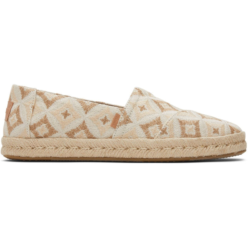 TOMS Alpargata Rope 2.0 Polyester Women's Natural Geo Espadrilles