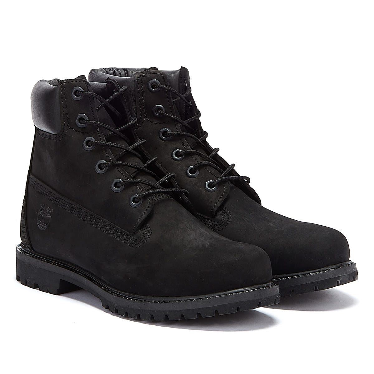 Womens black 6 inch deals timberland boots