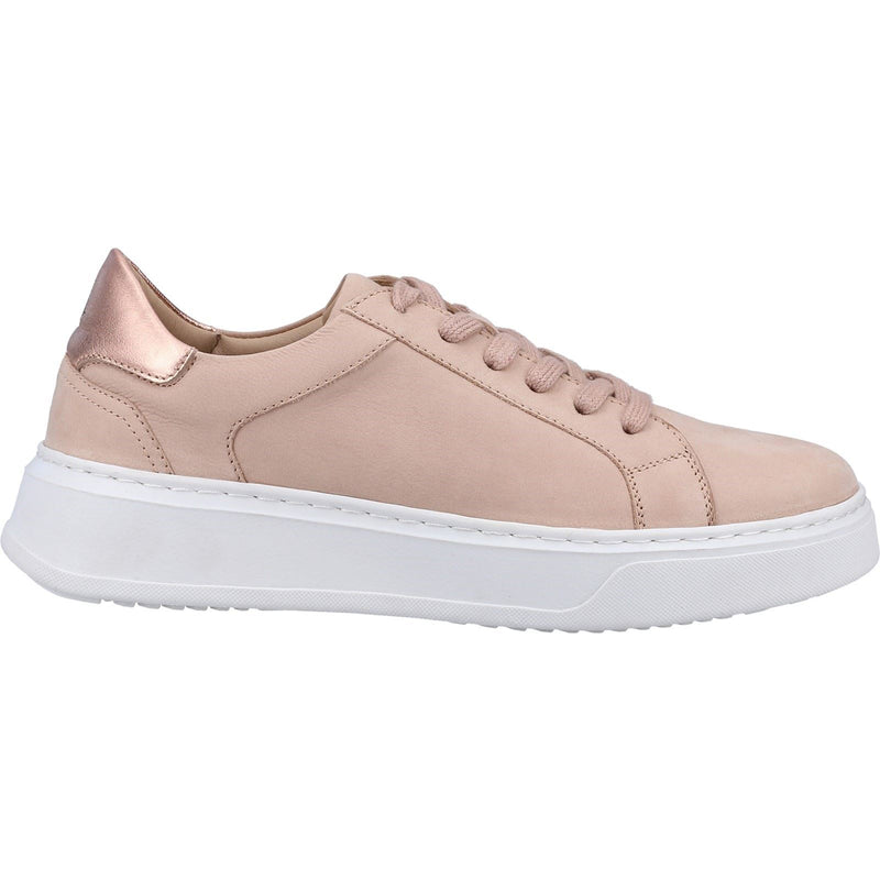 Hush Puppies Camille Leather Women's Blush Trainers