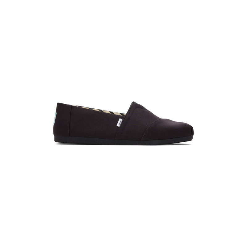 TOMS Alpargata 100% Cotton Men's Black Espadrilles