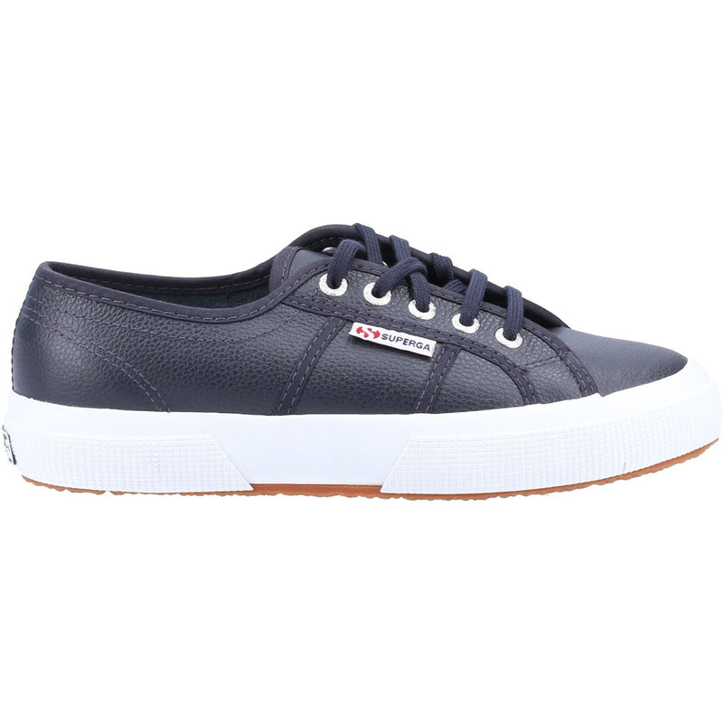 Superga 2750 Leather Women's Blue Navy Trainers