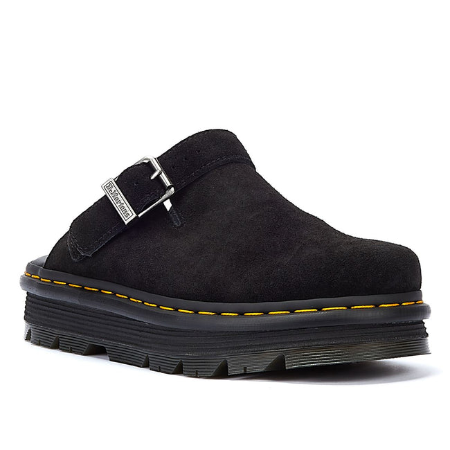 Dr. Martens Zebzag EH Suede Black Mule – Tower-London.com