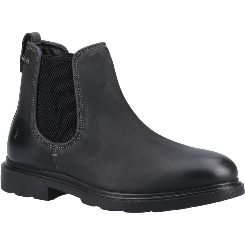 Hush Puppies Preston Chelsea Leather Men's Black Boots