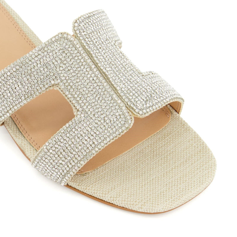 Dune Loupe Synthetic Women's Silver Sandals