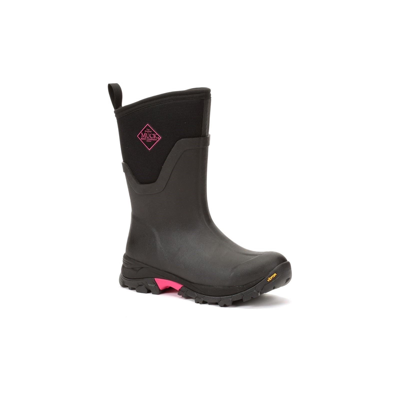 Pink and black muck boots hotsell