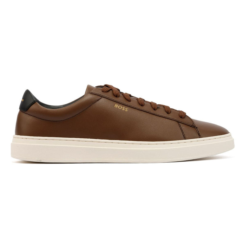 Boss Kieran Tennis Leather Men's Brown Trainers