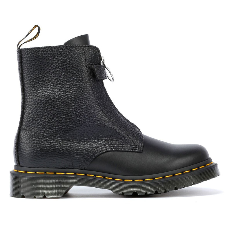 Dr. Martens 1460 Pascal Front Zip Leather Women's Black Boots