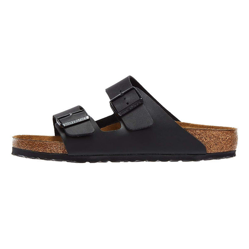 Birkenstock Arizona Birko-Flor Mens Black Narrow Sandals