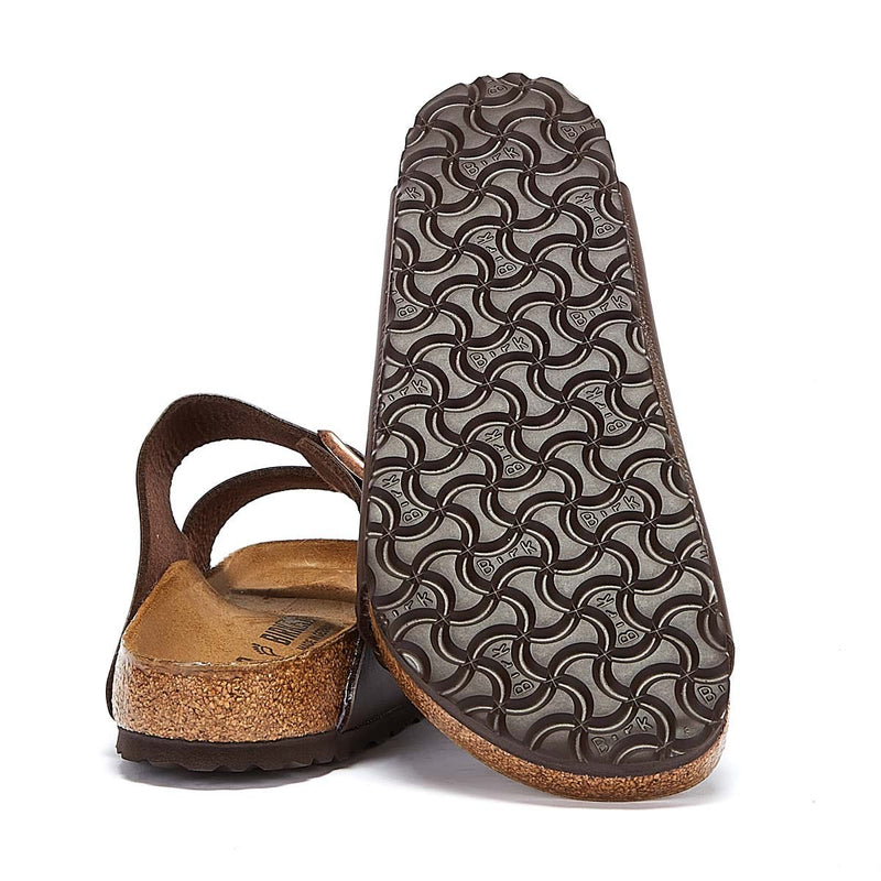 Birkenstock Arizona Birko-Flor Mens Brown Narrow Sandals