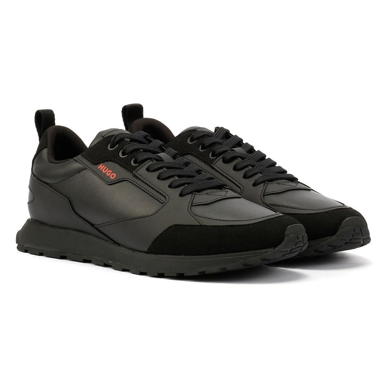 Hugo Icelin Runn Men's Black Trainers