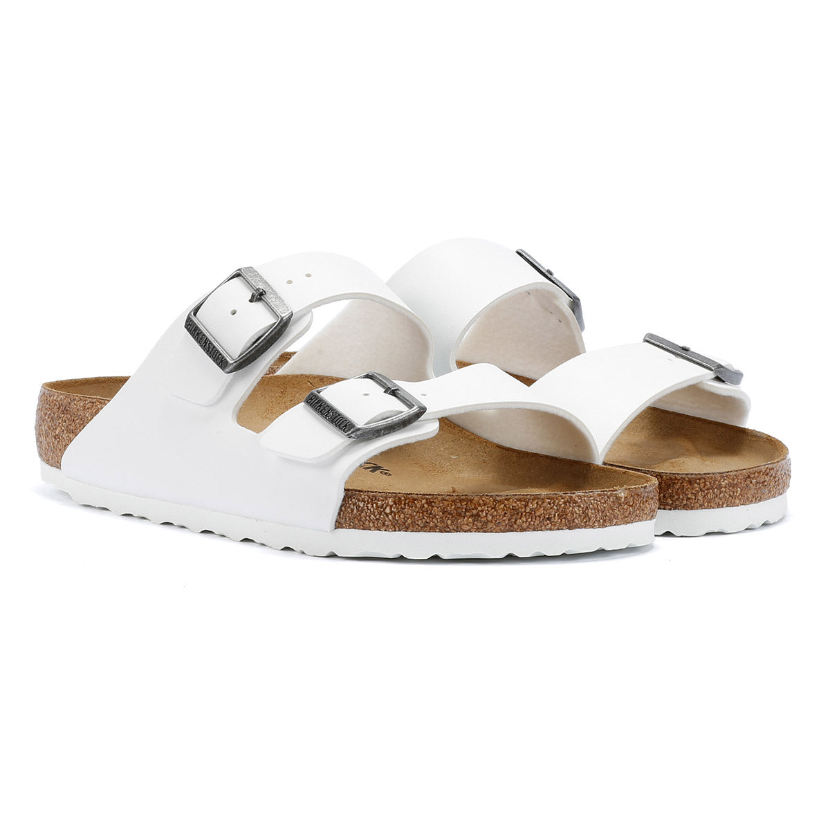 All white birkenstocks mens online