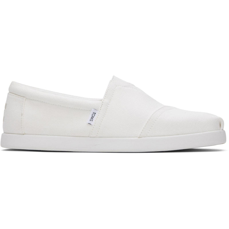 TOMS Alpargata Forward 100% Cotton Men's White Espadrilles