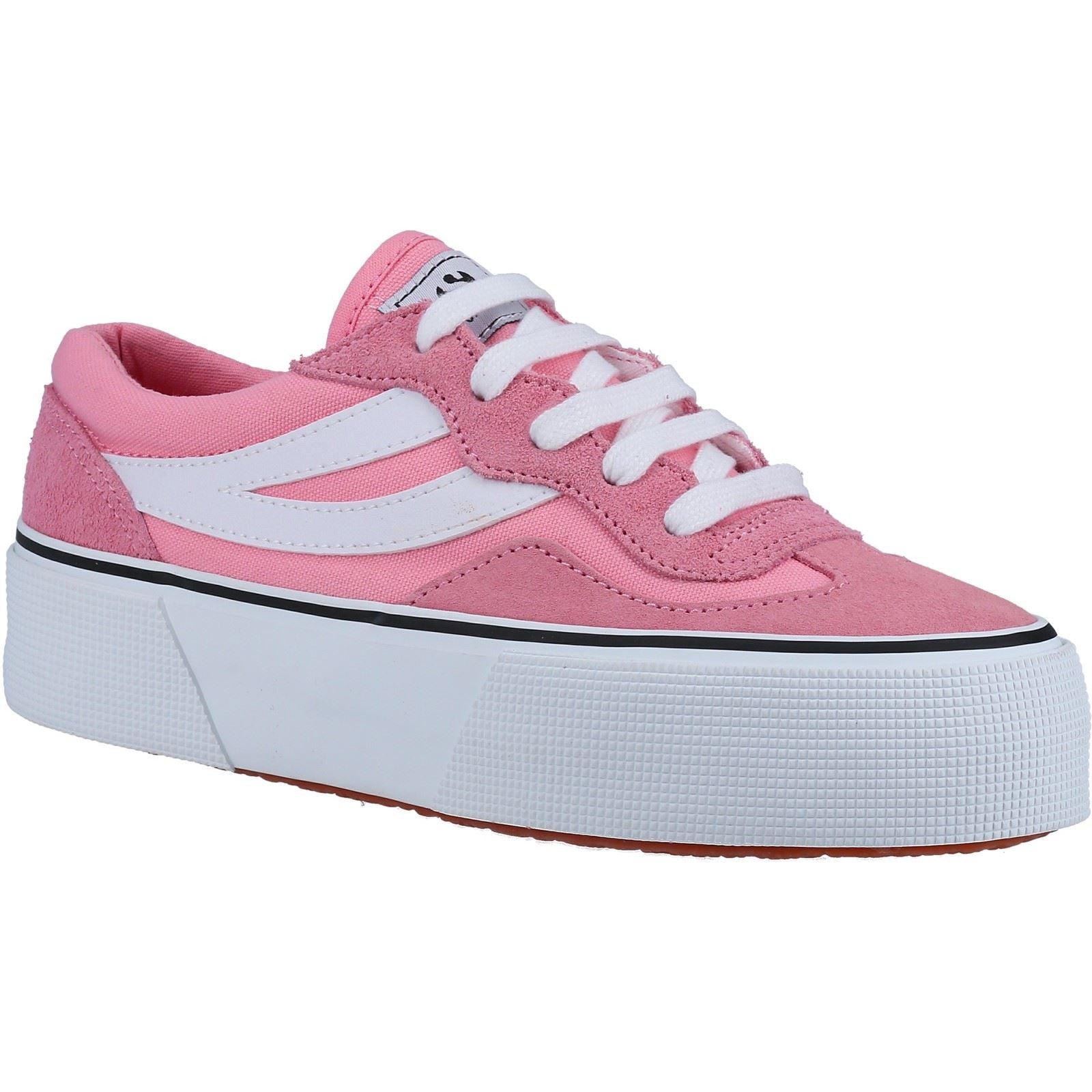 Superga 3041 Revolley Colorblock Platform Leather Women s Pink White T Tower London