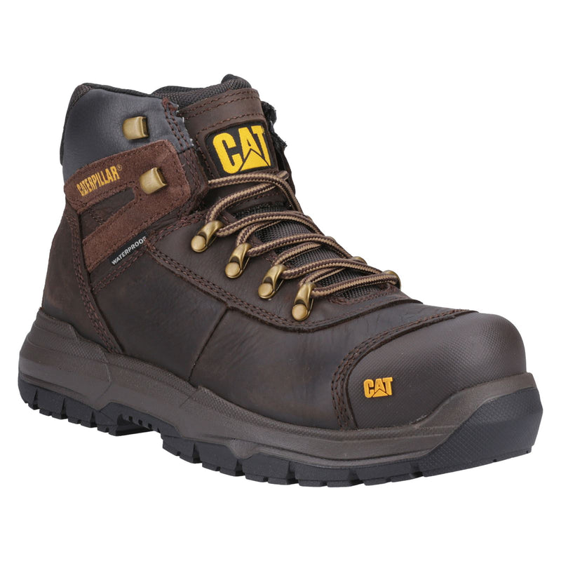 Caterpillar Pneumatic 2.0 Leather Brown Safety Boots