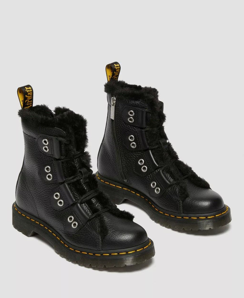 Dr. Martens Winterised 1460 Lace To Toe Leather Women's Black Boots