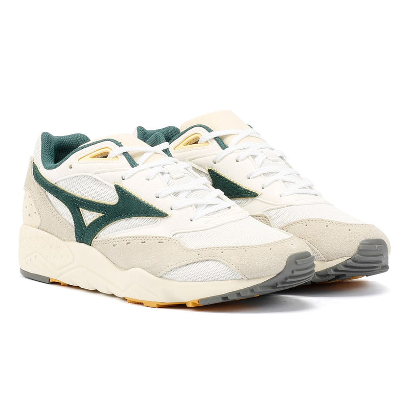 Mizuno Contender S Sand/Bistro Green Trainers